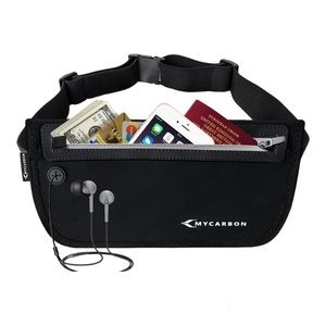 NWOT MYCARBON Travel Money Belt RFID Against Theft Secret Wallet Security Pouch